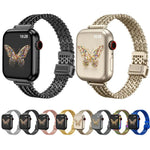 Slim Magnetic Snap Clasp Steel Mesh Metal Watch Band, For Apple Watch 46mm / 49mm / 45mm / 44mm, For Apple Watch 42mm / 41mm / 40mm / 38mm