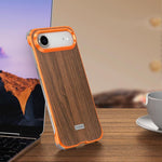 J TRIBE Metal Frameless Wood Texture MagSafe Phone Case, For iPhone 17 Pro Max, For iPhone 17 Pro, For iPhone 17, For iPhone Air, For iPhone 16 Pro Max, For iPhone 16 Pro, For iPhone 15 Pro Max, For iPhone 15 Pro