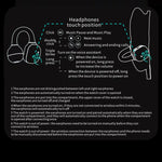 D12 2.01 inch TFT Screen Smart Bluetooth Watch & Headphone 2 in 1 Support Wireless Calling