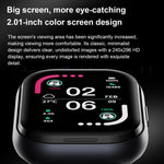 D12 2.01 inch TFT Screen Smart Bluetooth Watch & Headphone 2 in 1 Support Wireless Calling