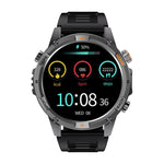 YK15 1.46 inch Round Screen Bluetooth Call GPS Sports Smart Watch