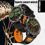 YK15 1.46 inch Round Screen Bluetooth Call GPS Sports Smart Watch