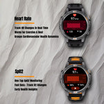 YK15 1.46 inch Round Screen Bluetooth Call GPS Sports Smart Watch