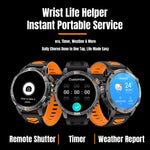 YK15 1.46 inch Round Screen Bluetooth Call GPS Sports Smart Watch