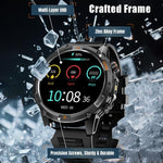 YK15 1.46 inch Round Screen Bluetooth Call GPS Sports Smart Watch