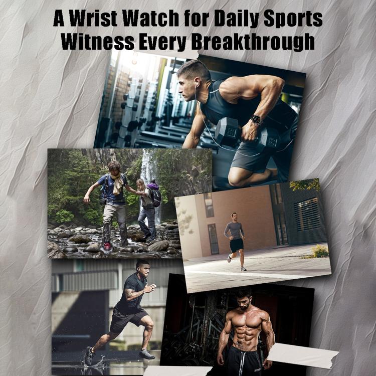 YK15 1.46 inch Round Screen Bluetooth Call GPS Sports Smart Watch