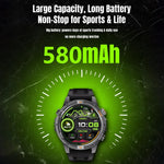 YK15 1.46 inch Round Screen Bluetooth Call GPS Sports Smart Watch