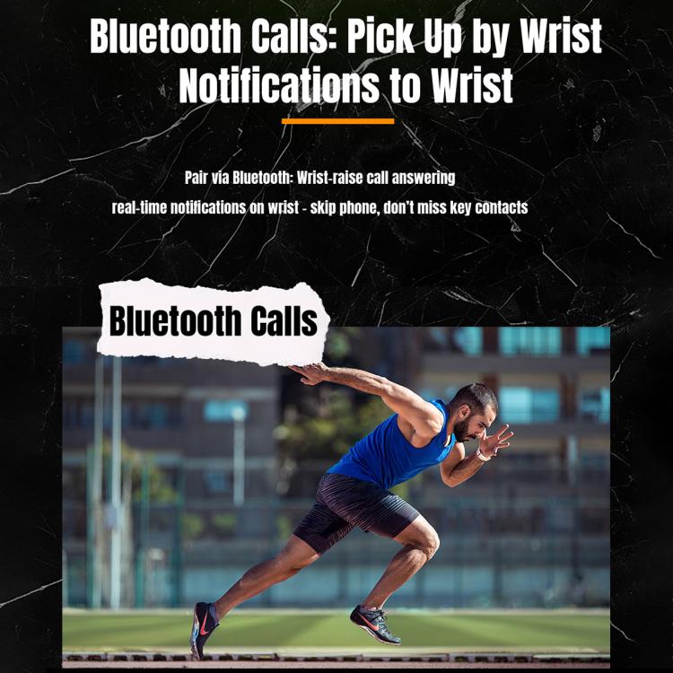 YK15 1.46 inch Round Screen Bluetooth Call GPS Sports Smart Watch