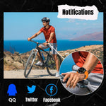 YK15 1.46 inch Round Screen Bluetooth Call GPS Sports Smart Watch