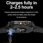 YK12 2.0 inch Screen Outdoor Sports Smart Watch IP68 Waterproof Built-in Flashlight