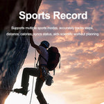 YK12 2.0 inch Screen Outdoor Sports Smart Watch IP68 Waterproof Built-in Flashlight