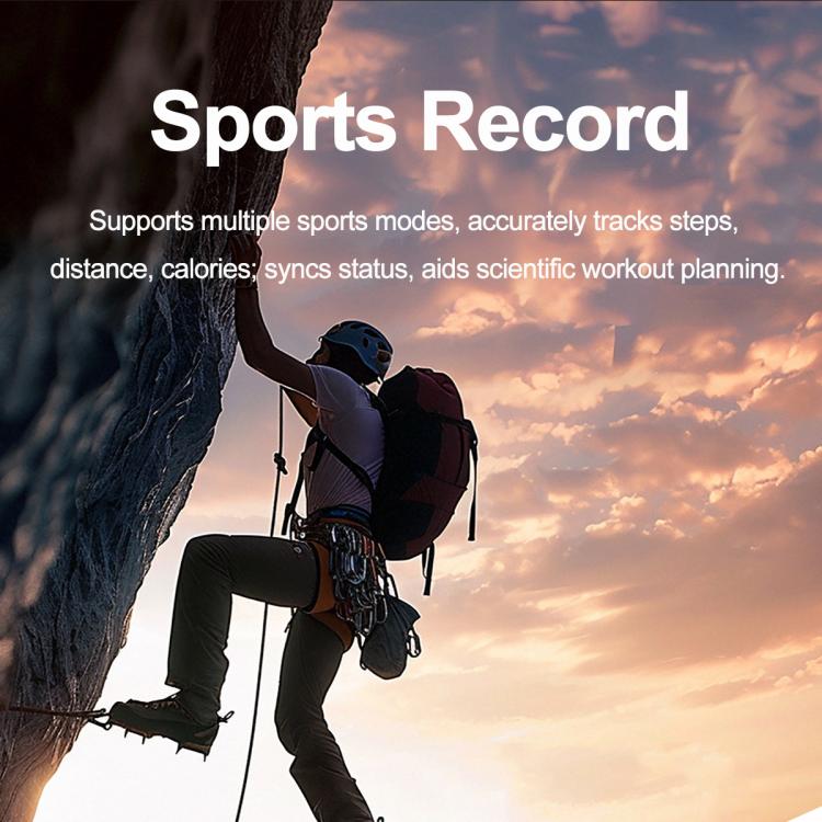 YK12 2.0 inch Screen Outdoor Sports Smart Watch IP68 Waterproof Built-in Flashlight