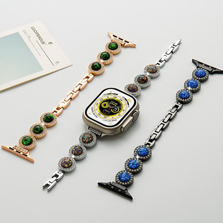 xDfind Sparkling Diamond Jewelry Metal Watch Band, For Apple Watch 42 / 44 / 45 / 46 / 49mm, For Apple Watch 38 / 40 / 41 / S11 42mm