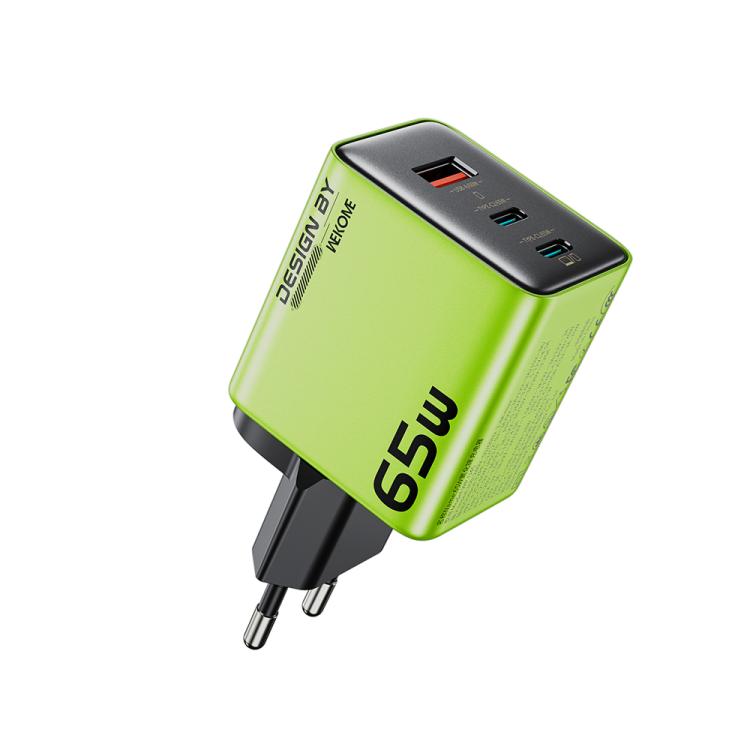 شاحن GaN WK WP-U45 Keylour 65 واط Type-Cx2، قابس الاتحاد الأوروبي، قابس المملكة المتحدة