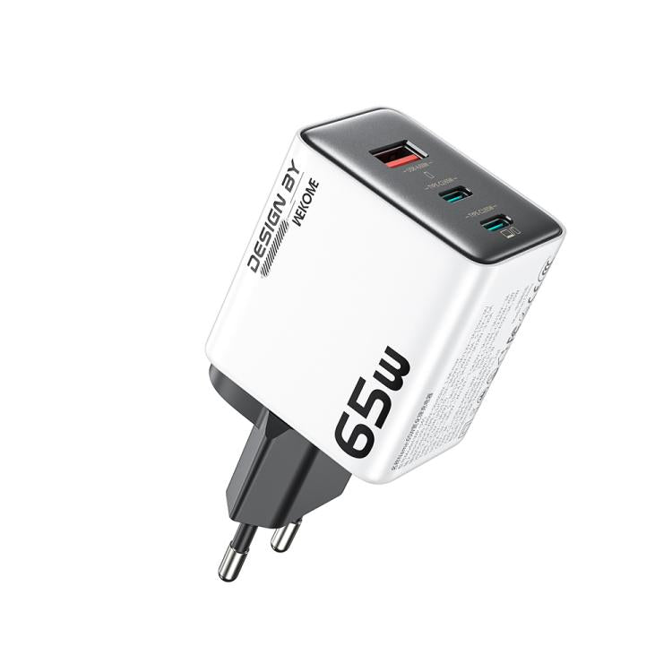 شاحن GaN WK WP-U45 Keylour 65 واط Type-Cx2، قابس الاتحاد الأوروبي، قابس المملكة المتحدة
