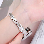 xDfind Heart-shaped Shell Metal Watch Band, For Apple Watch 42 / 44 / 45 / 46 / 49mm, For Apple Watch 38 / 40 / 41 / S11 42mm