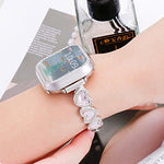 xDfind Heart-shaped Shell Metal Watch Band, For Apple Watch 42 / 44 / 45 / 46 / 49mm, For Apple Watch 38 / 40 / 41 / S11 42mm