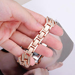 xDfind Drilled Twill H-shaped Metal Watch Band, For Apple Watch 42 / 44 / 45 / 46 / 49mm, For Apple Watch 38 / 40 / 41 / S11 42mm