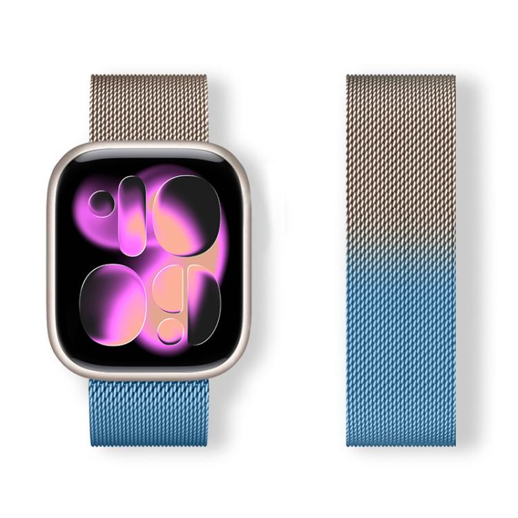 Bracelet de montre magnétique xDfind en acier inoxydable, boucle milanaise, compatible avec Apple Watch 42/44/45/46/49 mm et Apple Watch 38/40/41/S11 42 mm.