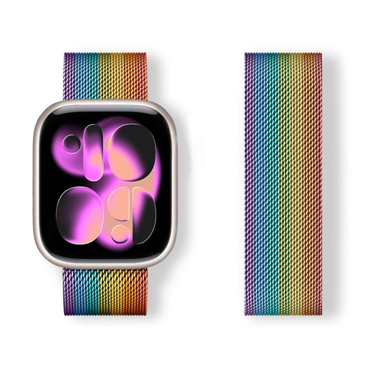 Bracelet de montre magnétique xDfind en acier inoxydable, boucle milanaise, compatible avec Apple Watch 42/44/45/46/49 mm et Apple Watch 38/40/41/S11 42 mm.