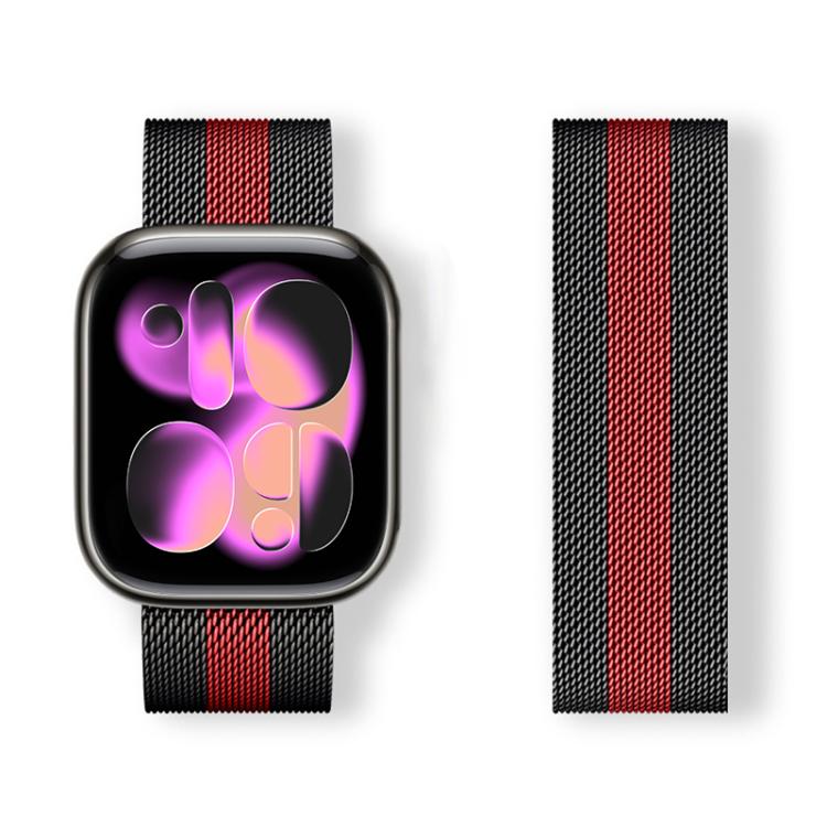 Bracelet de montre magnétique xDfind en acier inoxydable, boucle milanaise, compatible avec Apple Watch 42/44/45/46/49 mm et Apple Watch 38/40/41/S11 42 mm.