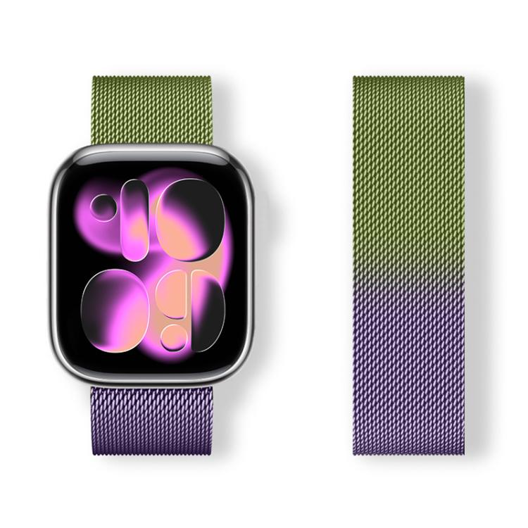 Bracelet de montre magnétique xDfind en acier inoxydable, boucle milanaise, compatible avec Apple Watch 42/44/45/46/49 mm et Apple Watch 38/40/41/S11 42 mm.