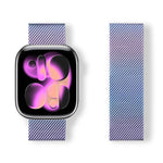 Bracelet de montre magnétique xDfind en acier inoxydable, boucle milanaise, compatible avec Apple Watch 42/44/45/46/49 mm et Apple Watch 38/40/41/S11 42 mm.