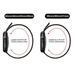 Bracelet de montre magnétique xDfind en acier inoxydable, boucle milanaise, compatible avec Apple Watch 42/44/45/46/49 mm et Apple Watch 38/40/41/S11 42 mm.