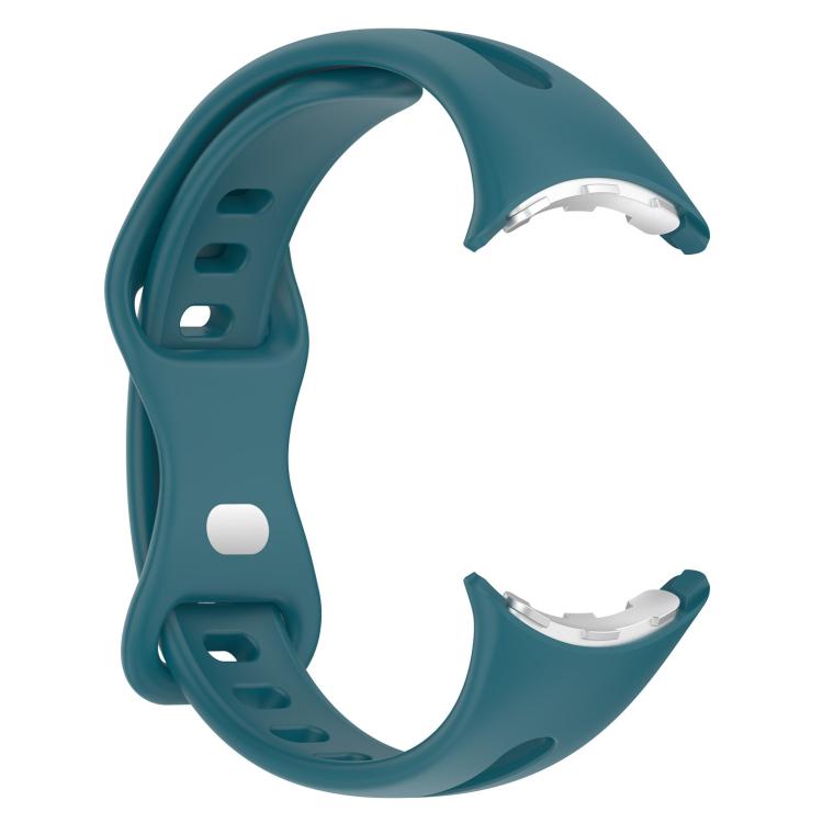 xDfind Silikon-Uhrenarmband mit schmalem Taillenverschluss und Schmetterlingsschnalle, passend für Google Pixel Watch 4 / 3 / 2 / 1 (41 mm)