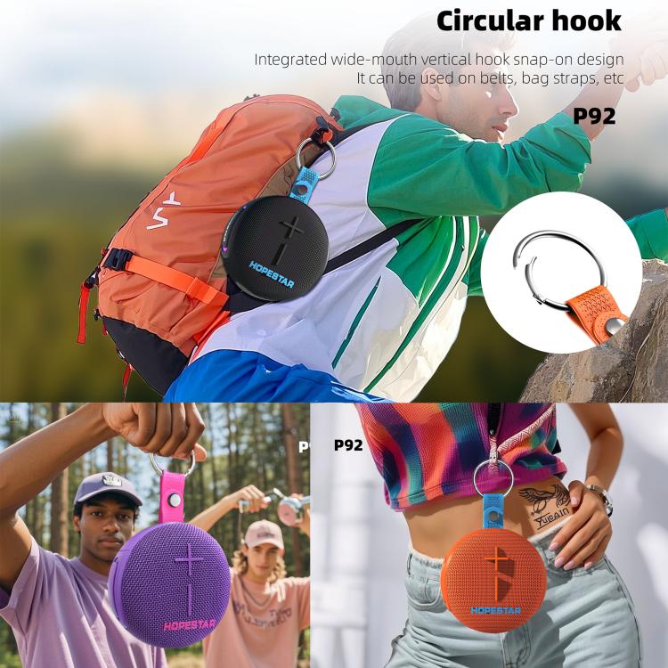 HOPESTAR P92 15W Outdoor IPX7 Waterproof Wireless Bluetooth Speaker