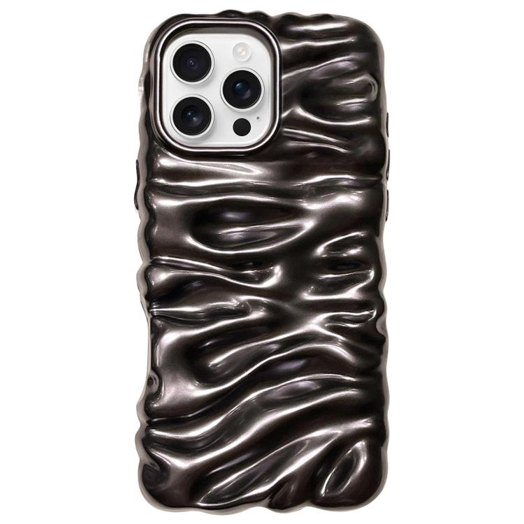 Cream Texture Electroplating TPU Full Coverage Phone Case, For iPhone 17, For iPhone 16 Pro Max