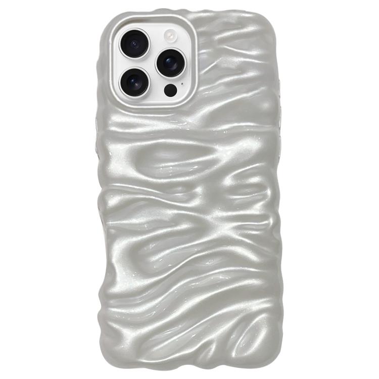 Cream Texture Electroplating TPU Full Coverage Phone Case, For iPhone 17, For iPhone 16 Pro Max