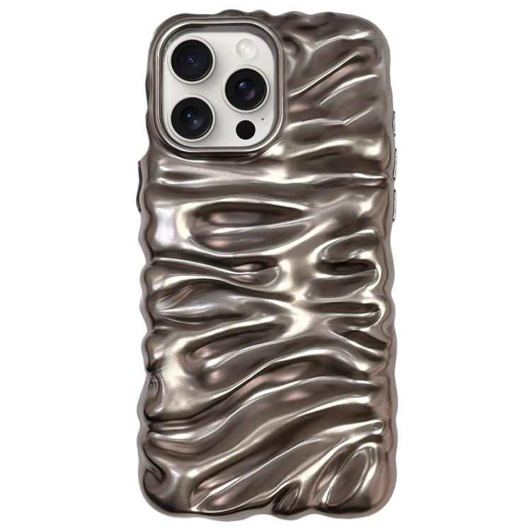 Cream Texture Electroplating TPU Full Coverage Phone Case, For iPhone 15 Pro, For iPhone 15 Plus, For iPhone 15, For iPhone 14 Plus, For iPhone 14