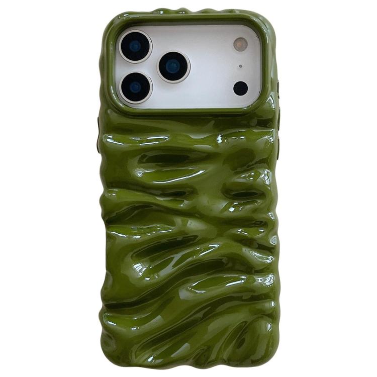 غطاء هاتف من TPU بتغطية كاملة وطلاء كهربائي بنسيج كريمي، لهواتف iPhone 17 وiPhone 16 Pro Max