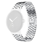 xDfind Fish Scale Texture Metal Watch Band, For Google Pixel Watch 4 / Watch 3 45mm, For Google Pixel Watch 4 / 3 / 2 / 1 41mm