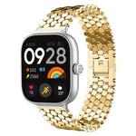 xDfind Fish Scale Texture Metal Watch Band, For Xiaomi Band 10 Pro/9 Pro/Redmi Watch 6/5, For Redmi Watch 3 Active / Watch 3 Lite, For Redmi Watch 3