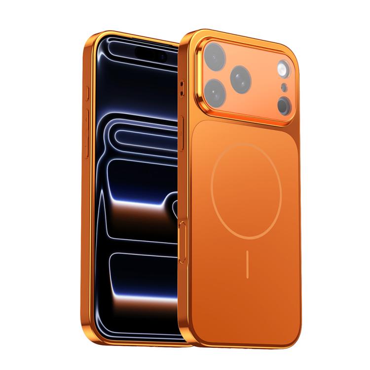 غطاء هاتف مع نافذة كبيرة مطلية بزجاج Corning وMagSafe، لهواتف iPhone 17 Pro Max وiPhone 17 Pro وiPhone 17 وiPhone Air وiPhone 16 Pro Max وiPhone 16 Pro وiPhone 16 وiPhone 15 Pro Max وiPhone 15 Pro