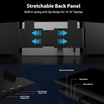 Z140A01D 14-inch 1080P Dual-screen Portable Monitor for Laptop Expansion, 14 inch 1080P