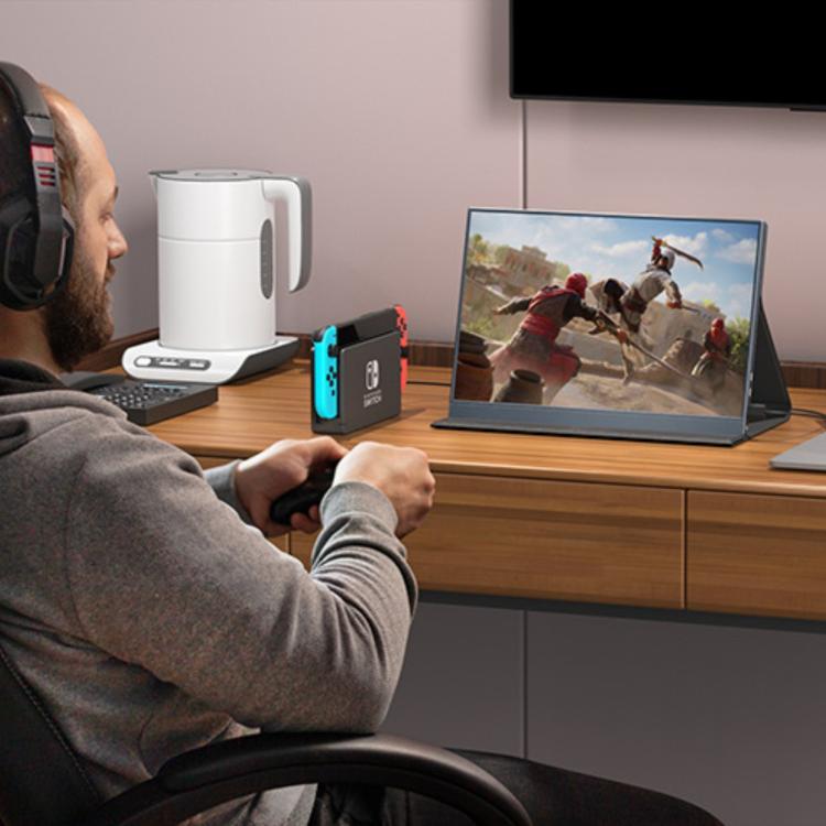 P160Q16BW 16 inch 2.5K Portable Monitor Gaming Extended Screen, 16 inch 2.5K 60Hz