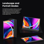 P160A20 16 inch 4K Portable Monitor Gaming Extended Screen, 16 inch 4K