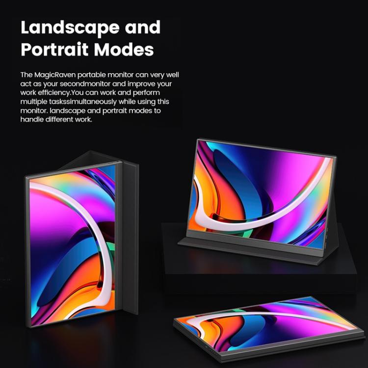 P160A20 16 inch 4K Portable Monitor Gaming Extended Screen, 16 inch 4K