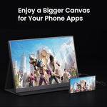 P160A20 16 inch 4K Portable Monitor Gaming Extended Screen, 16 inch 4K