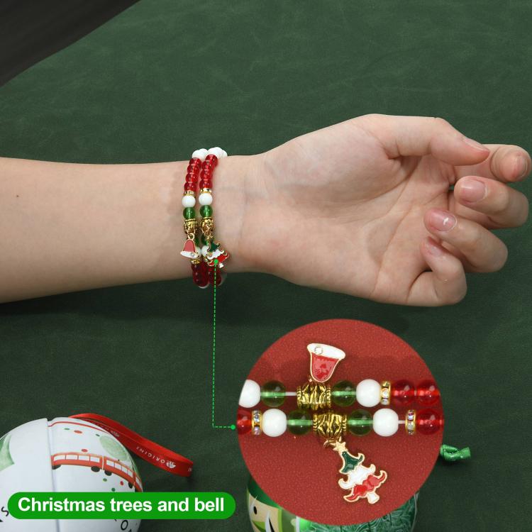 14 mm breites Uhrenarmband mit Weihnachtsperlenkette, passend für Apple Watch 46 mm / 49 mm / 45 mm / 44 mm und 42 mm / 41 mm / 40 mm / 38 mm