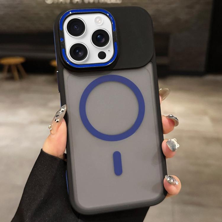 Skin Feel Frosted Metal Lens Holder MagSafe Magnetic Phone Case, For iPhone 17 Pro Max, For iPhone 17 Pro, For iPhone 17, For iPhone Air, For iPhone 16 Pro Max, For iPhone 16 Pro