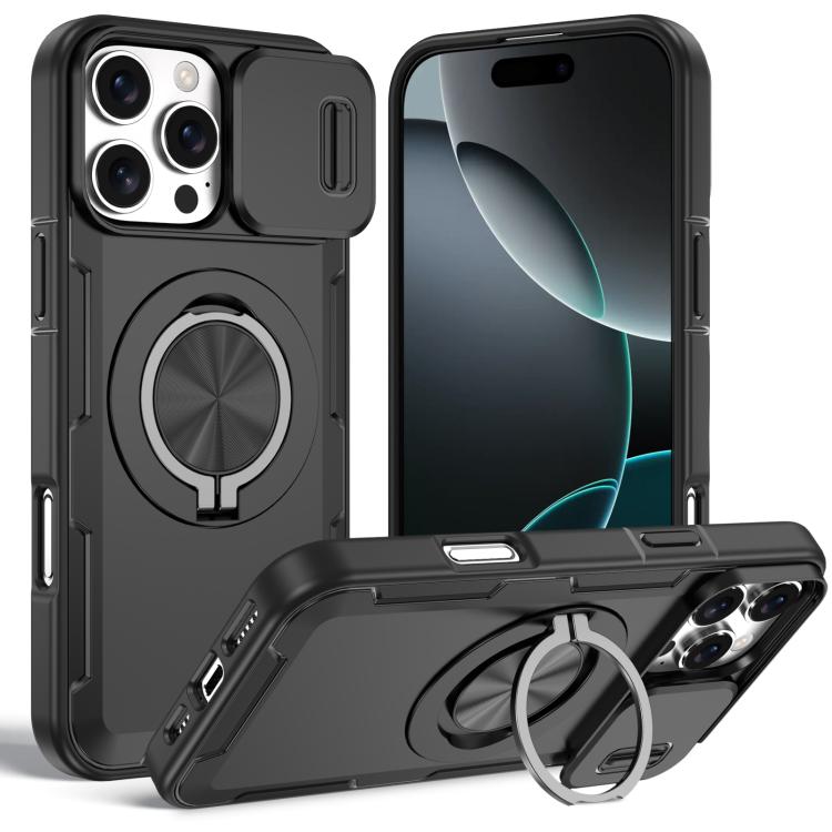 Camshield Rotation Holder MagSafe Phone Case, For iPhone 17 Pro Max, For iPhone 17 Pro, For iPhone 16 Pro Max, For iPhone 16 Pro, For iPhone 16 Plus, For iPhone 16, For iPhone 15 Pro Max, For iPhone 15 Pro