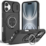 Camshield Rotation Holder MagSafe Phone Case, For iPhone 17 Pro Max, For iPhone 17 Pro, For iPhone 16 Pro Max, For iPhone 16 Pro, For iPhone 16 Plus, For iPhone 16, For iPhone 15 Pro Max, For iPhone 15 Pro