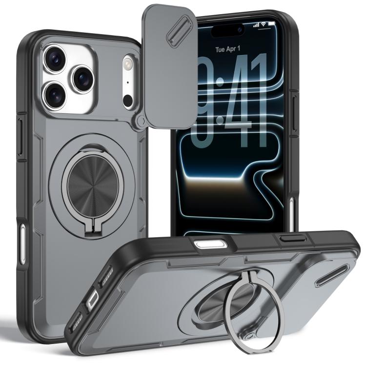 Camshield Rotation Holder MagSafe Phone Case, For iPhone 17 Pro Max, For iPhone 17 Pro, For iPhone 16 Pro Max, For iPhone 16 Pro, For iPhone 16 Plus, For iPhone 16, For iPhone 15 Pro Max, For iPhone 15 Pro