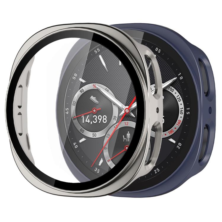 xDfind Tempered Film Integrated Frosted PC Watch Protective Cover, For Samsung Galaxy Watch8 44mm, For Samsung Galaxy Watch8 40mm