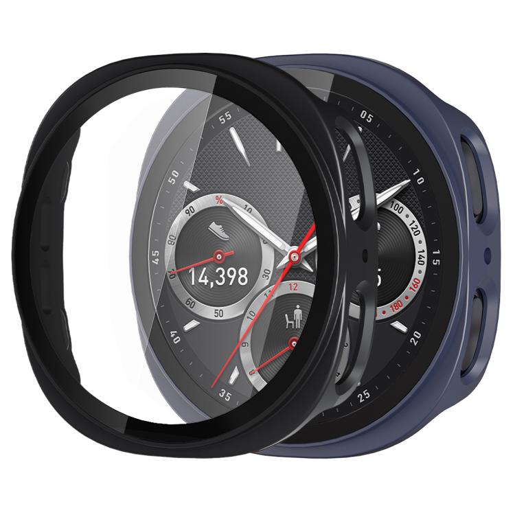 xDfind Tempered Film Integrated Frosted PC Watch Protective Cover, For Samsung Galaxy Watch8 44mm, For Samsung Galaxy Watch8 40mm