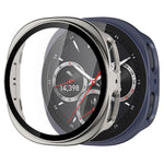 xDfind Tempered Film Integrated Frosted PC Watch Protective Cover, For Samsung Galaxy Watch8 44mm, For Samsung Galaxy Watch8 40mm